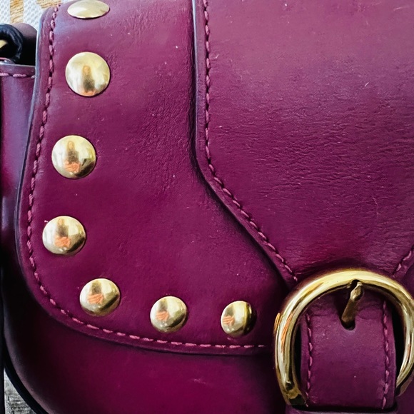 Gorgeous Marc Jacobs Stud Cross Body Shoulder Strap Adjustable Purse - Picture 6 of 8